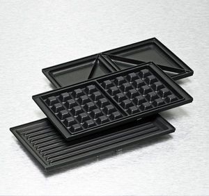 Opiekacz Rommelsbacher Rommelsbacher 3-in-1 Max SWG 700, sandwich maker (black / stainless steel) 2