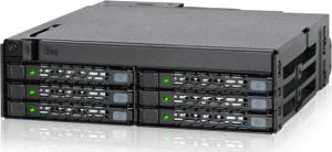Kieszeń Icy Dock 6x 2.5" SAS/SATA + Ultra Slim ODD ToughArmor (MB606SPO-B) 5