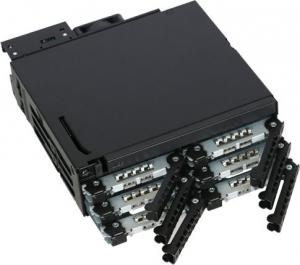 Kieszeń Icy Dock 6x 2.5" SAS/SATA + Ultra Slim ODD ToughArmor (MB606SPO-B) 7