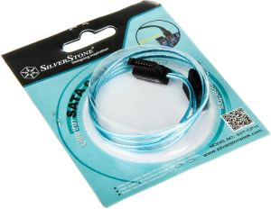 SilverStone SATA - SATA, 0.3m, Niebieski (SST-CP11) 3