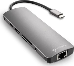 Stacja/replikator Sharkoon Combo Adapter USB-C 1