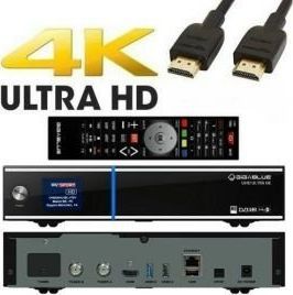 Tuner TV GigaBlue GigaBlue Ultra HD 4K UE, satellite / cable / Terr. receiver (black, DVB-S2 FBC, Twin DVB-C / T2) 1