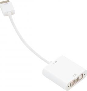 Adapter AV Sharkoon DisplayPort - DVI-D biały (4044951020300) 1