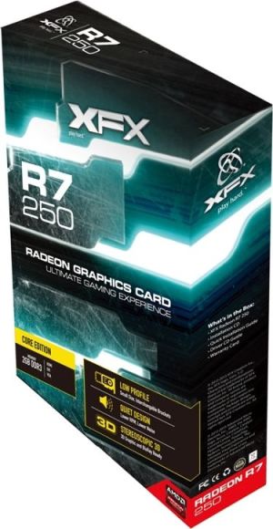 Karta graficzna XFX Radeon R7 250 2GB DDR3 (128 bit) HDMI, DVI, D-Sub (R7-250A-CLF4) 5