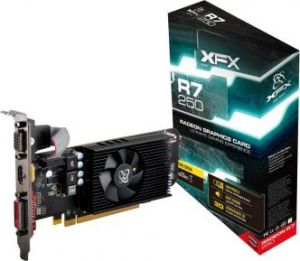 Karta graficzna XFX R7 250 Core Edition 1GB DDR3 (128 bit) LowProfile HDMI, DVI, VGA (R7-250A-ZLJ4) 1