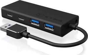 HUB USB Icy Box 2x USB-C  + 2x USB-A 3.0 (IB-HUB1426-U3) 2
