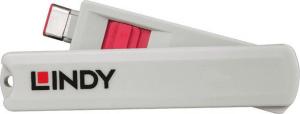 Lindy Zestaw 4 blokad USB-C Czerwony 4