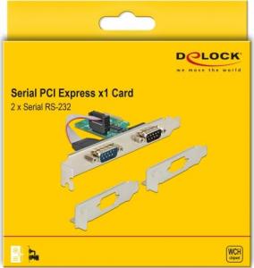 Kontroler Delock PCIe - Serial RS-232 (89918) 4