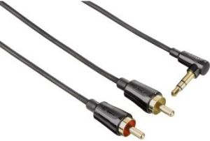 Kabel Hama Jack 3.5mm - RCA (Cinch) x2 0.7m czarny (001223030000) 2