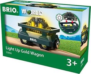Brio BRIO gold wagon with light - 33896 1