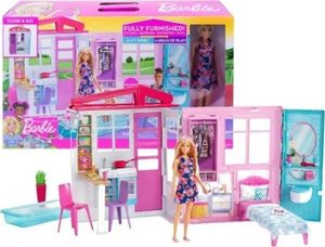 Barbie Przytulny domek Barbie +lalka (FXG55) 1
