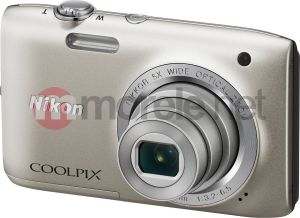 Aparat cyfrowy Nikon COOLPIX S2800 Srebrny 1