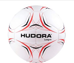 Hudora HUDORA Football League, Ball (black / red, Gr. 5) 1