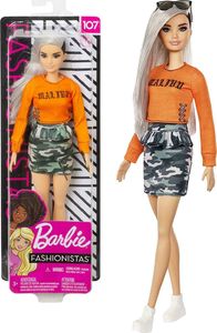 Lalka Barbie Mattel Lalka Barbie Fashionistas Modne Przyjaciółki białe włosy (FBR37/FXL47) 1