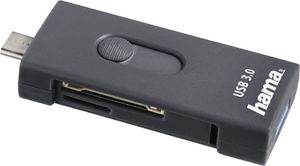 Czytnik Hama Czytnik kart SD/microSD USB 3.1 Typ-C -124145 1