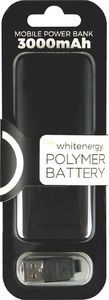 Powerbank Whitenergy Polymer 3000mAh Czarny 2