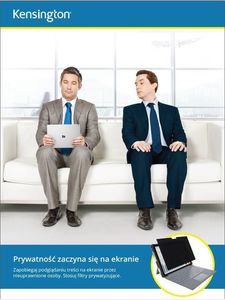 Filtr Kensington Filtr prywatyzujący, 2-stronny, zdejmowany, do monitora 19.5 cala, 16:9-626478 2