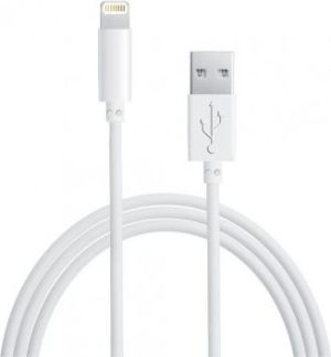 Kabel USB Global Technology 2.0 (USB / Apple 8-pin) IPHONE 5/5S/5C IOS7 1m Biały 1