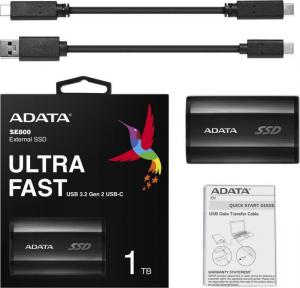 Dysk zewnętrzny SSD ADATA SE800 1TB Czarny (ASE800-1TU32G2-CBK) 7