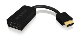 Adapter AV Icy Box HDMI - D-Sub (VGA) czarny (IB-AC502) 2