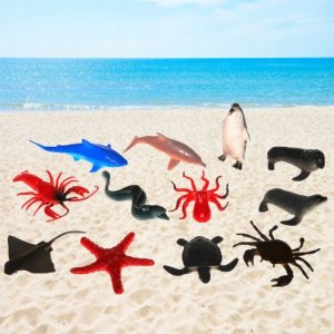 Figurka Hipo Zwierzęta morskie 12szt w worku 2