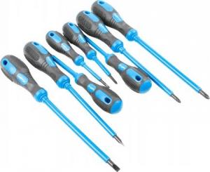 Lanberg śrubokręty 8 sztuk z magnesem 4x krzyżakowe 4x płaskie (NT-0802) 2