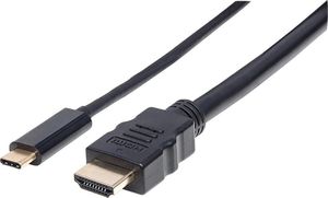 Kabel USB Manhattan USB-C - HDMI 2 m Czarny (151764) 1