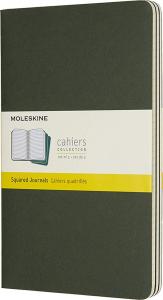Moleskine Zestaw 3 zeszytów Cahier Journals 13x21 kratka 1