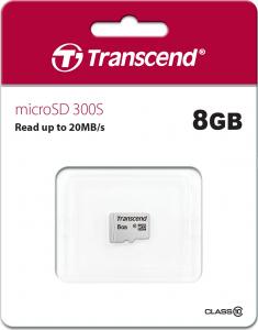 Karta Transcend 300S MicroSDHC 8 GB Class 10  (TS8GUSD300S) 2