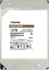 Dysk serwerowy Toshiba N300 (retail) 12TB 3.5'' SATA III (6 Gb/s)  (HDWG21CEZSTA) 3