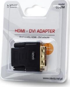 Adapter AV Savio HDMI - DVI-D czarny (CL-21M) 2