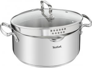 Tefal Garnek Duetto+ 24cm srebrny 9