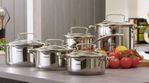 Tefal Garnek Duetto+ 22 cm srebrny 10