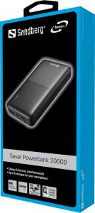 Powerbank Sandberg Saver 320-42 20000mAh Czarny 2