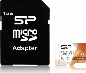 Karta Silicon Power Superior Pro Colorful MicroSDXC 256 GB Class 10 UHS-I/U3 A1 V30 (SP256GBSTXDU3V20AB) 1