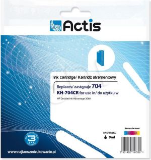 Tusz Actis KH-704CR (HP Nr 704 CN693AE) Kolor 1
