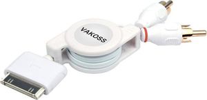 Vakoss Vakoss Kabel iPod 2x RCA TC-P4210, biały, blister 1