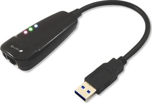 Linka zabezpieczająca Techly Techly Karta sieciowa adapter USB 2.0 na Fast Ethernet RJ45 10/100 Mbps 1