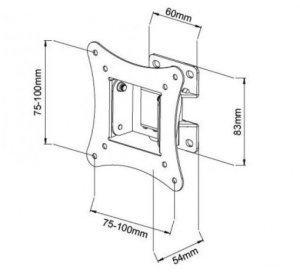 Techly Uchwyt ścienny ICA-LCD-901 13'' - 30'' 7