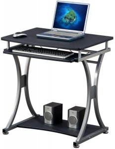 Biurko Techly Compact Czarne 70 cm x 55 cm 3