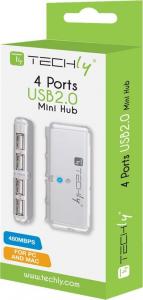 HUB USB Techly 4x USB-A 2.0 (IUSB2-HUB599TY) 4