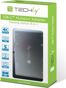 Stacja/replikator Techly Multiport Docking Station USB-C (IADAP USB31-DOCK3) 4