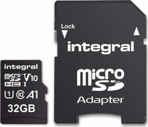 Karta Integral UltimaPro Premium MicroSDHC 32 GB Class 10 UHS-I/U1 V10 (INMSDH32G-100V10) 1
