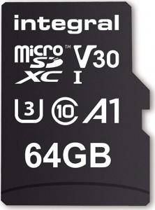 Karta Integral UltimaPro MicroSDXC 64 GB Class 10 UHS-III/U3 A1 V30 (INMSDX64G-100/70V30) 3