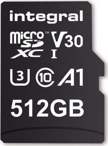 Karta Integral Ultima Pro MicroSDXC 512 GB Class 10 UHS-I/U3 A1 V30 (INMSDX512G-100/80V30) 1