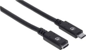 Kabel USB Manhattan USB-C - USB-C 0.5 m Czarny (355230) 3
