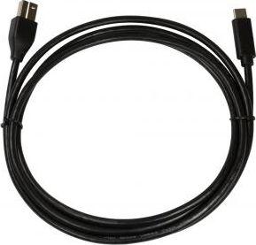 Kabel USB LogiLink USB-C - USB-B 2 m Czarny (CU0163) 1