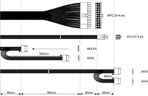 Zasilacz Akyga 250W (AK-T1-250) 3