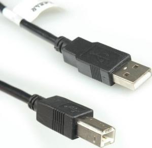 Kabel USB 4World USB 2.0 A-B M/M 5m czarny 1