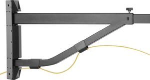 Maclean Maclean MC-810C Uchwyt do TV 37-80" rogowy czarny max vesa 600x400 50kg 5